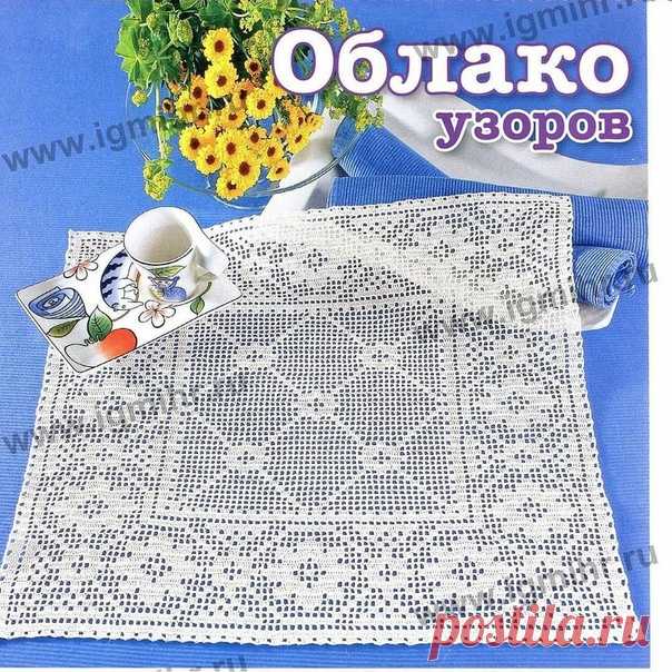 Филейная салфетка крючком
#crochet #вязание_крючком #салфетки_крючком