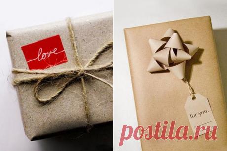 Как красиво упаковать подарок? Фотоидеи, как упаковать подарок своими руками правильно