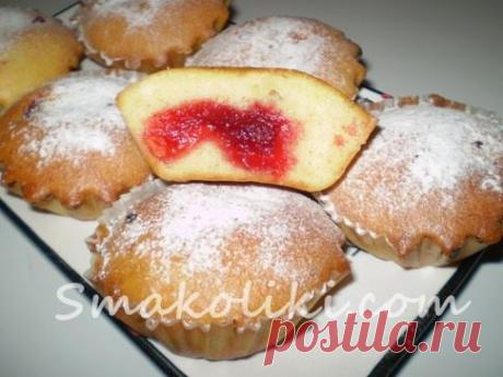 (10) Манные кексы с повидлом Простой рецепт очень... - Smakoliki.com - Лучшая еда всегда домашняя.