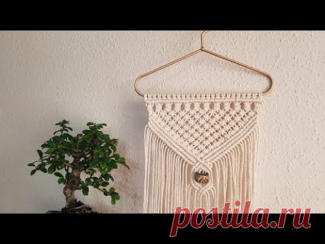 TAPIZ DE MACRAMÉ, TAPIZ DE MACRAMÉ FÁCIL PASO A PASO