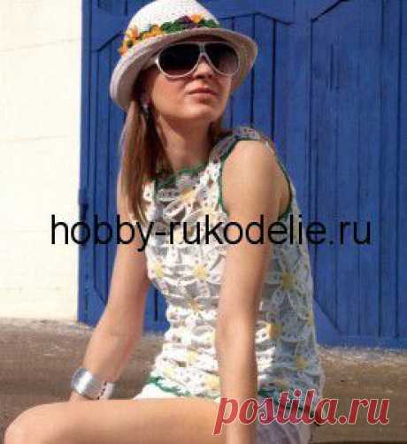 Хобби (рукоделие своими руками): вышивка, вязание » Архив блога » ТОП ИЗ МОТИВОВ РОМАШКИ – вязание крючком