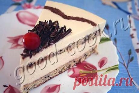 Хорошая кухня - торт с творогом и белым шоколадом. Кулинарная книга рецептов. Салаты, выпечка.