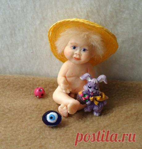 Кукла Санёк , рост 7 см.