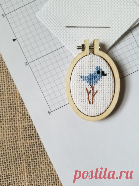 Counted Cross Stitch Birdhouse and Bird Minis 2 Patterns PDF Download - Etsy España