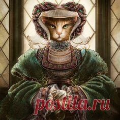 Антропоморфные животные, вдохновленные знаменитыми личностями (13 фото) » Картины, художники, фотографы на Nevsepic