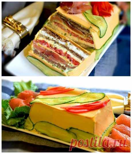 Невероятное блюдо - сырный закусочный торт!