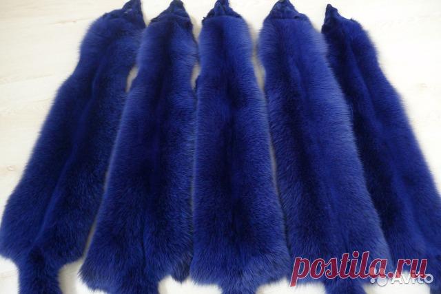 Шкурки песца синий, синий песец, синий мех В наличии шкурки финского песца насыщенного синего цвета Индиго, мех премиум-качества. Набитый, густой, плотный мех, с итальянской выделкой. Очень красивый насыщенный и яркий цвет.  цвет глубокий сочно-синий, с тёмно-синим подпушком.Шкурки прекрасно под...