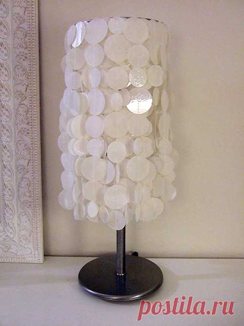 Оригинальный самодельный декор абажура. МК. - Nebka.Ru
