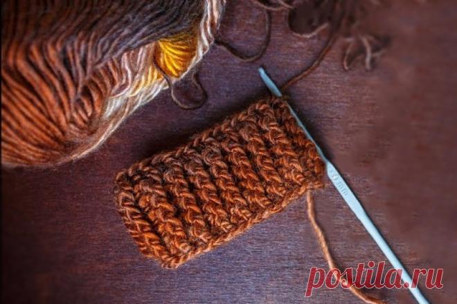 Вязание резинки крючком О том, что такой узор как 