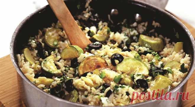 Ризотто с кабачками и фетой. Пошаговый рецепт с фото на Gastronom.ru