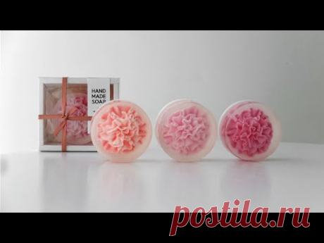 카네이션 MP 비누 만들기 Carnation Soap Making - Melt and Pour Technique | eoneu 어느작업실