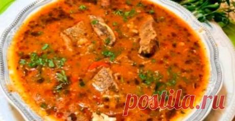 Суп харчо с орехово-чесночной заправкой | Кулинарный портал- Рецепты блюд от ПапаКук.ру