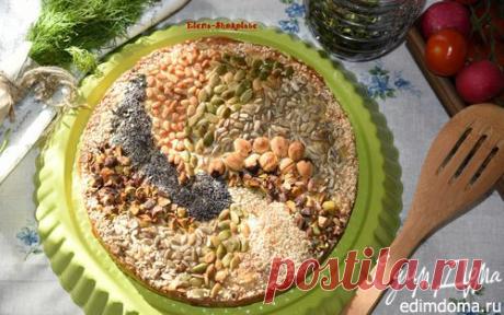 Пирог с курицей под ореховой корочкой | Кулинарные рецепты от «Едим дома!»