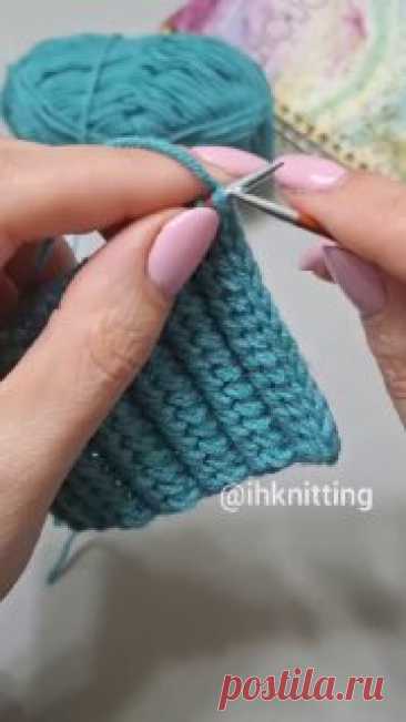 Красивая резинка спицами!Раппорт 4 петли и 2 ряда 🪡Автор: ihknitting#вязание  • #спицы  вязаные тапочки спицами с описанием