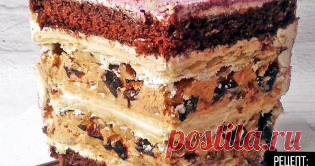 Рецепт торта "Крещатый яр" Кондитер @cake_by_orlova делится проверенным рецептом 💜💜💜