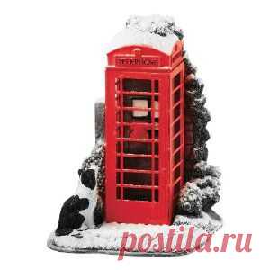 Lilliput Lane Phone Box, Red Splash