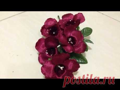 How To Create a Satin Ribbon Rhododendron Flower - DIY Crafts Tutorial - Guidecentral