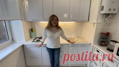 Прекрасная перепланировка крошечной кухни 5 кв. м. — По секрету всему свету