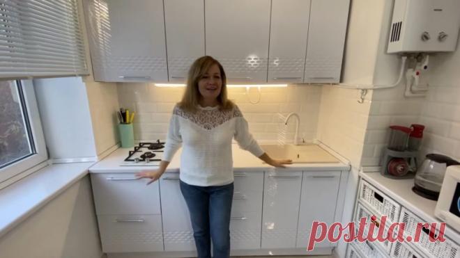 Прекрасная перепланировка крошечной кухни 5 кв. м. — По секрету всему свету