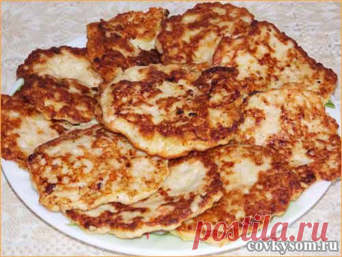 Куриные оладьи с кабачком и сыром | Искусница