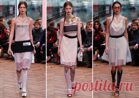 Весенняя коллекция женской одежды Prada 2018 года: фото Ожидание модных показов частенько оборачивается нескрываемым разочарованием у большей части зрительниц. Высокая мода кажется настолько удаленной от повседн