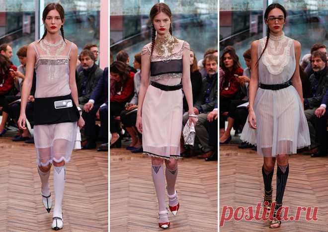 Весенняя коллекция женской одежды Prada 2018 года: фото Ожидание модных показов частенько оборачивается нескрываемым разочарованием у большей части зрительниц. Высокая мода кажется настолько удаленной от повседн