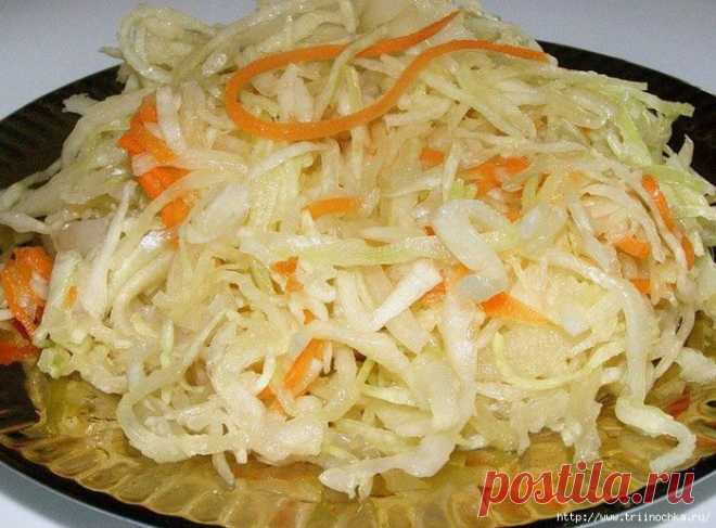 Квашеная капуста моментальная!
