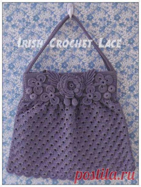 Irish crochet &amp;: Сумки. Идеи из интернета. БЕЗ СХЕМ.