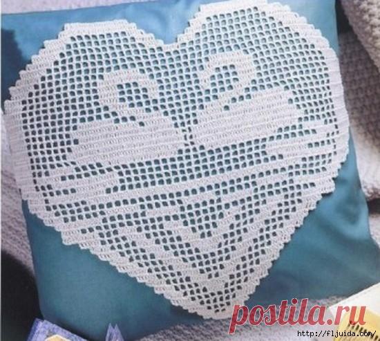 Вяжем крючком оригинальные "Сердечки" и "Бабочки"