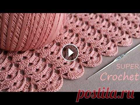Просто супер УЗОР крючком!!!  Легкое вязание для начинающих SUPER EASY Beautiful Pattern Crochet @Уроки ВЯЗАНИЯ Литке Татьяны @CROCHET step by step Please financial support! PayPal: litke108@gmail.com Privatbank card: 5363 5420 1481 8653 УЗОРЫ крю...