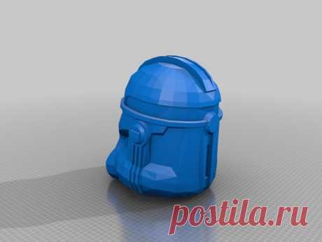 Star Wars Clone 2 Helmet by Jace1969 Found this file on the internet a couple of years back with the intention of improving on it. With very little time and a ton of other projects I'm hoping some one with the skill set out there will improve on smoothing the shape and perhaps prep it to be printed. :)
