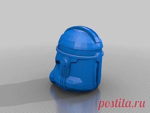 Star Wars Clone 2 Helmet by Jace1969 Found this file on the internet a couple of years back with the intention of improving on it. With very little time and a ton of other projects I'm hoping some one with the skill set out there will improve on smoothing the shape and perhaps prep it to be printed. :)