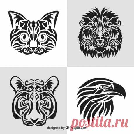 Коллекция трибальных тату животных Более миллиона свободных векторов, PSD, фотографии и бесплатные иконки. Эксклюзивные халявы и все графические ресурсы, которые необходимые для ваших проектов