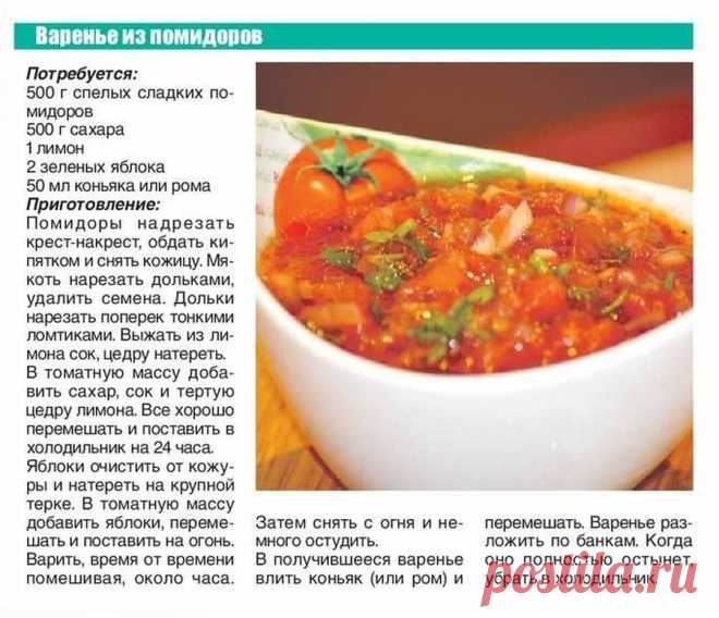Варенье из помидоров