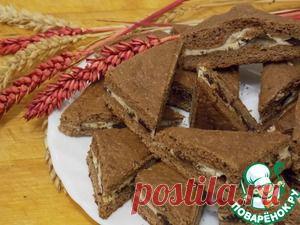 Шоколадное печенье с творожной начинкой - кулинарный рецепт