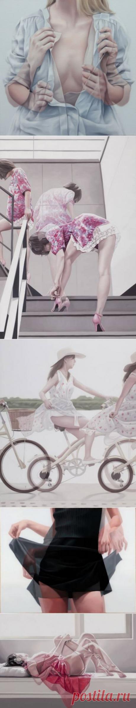 Чувственные картины с иллюзией движения | Современное искусство