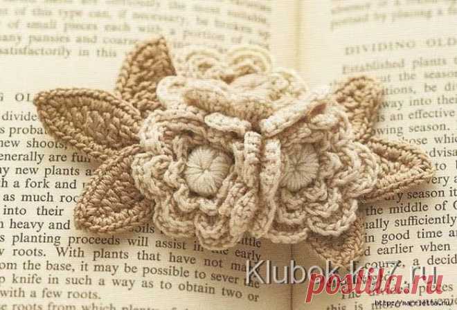 Ирландское кружево. Букетик цветов крючком | Клубок