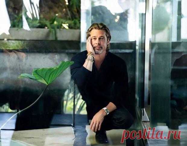 56-летний Брэд Питт и 27-летняя модель Николь Потуральски замечены на отдыхе