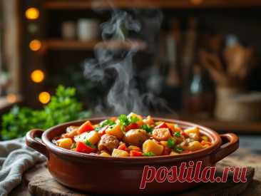 Овощное рагу с курицей - Кулинарист Овощное рагу с курицей Ингредиенты: Куриное филе или куриная грудка – 600 грамм Картофель – 400 грамм Морковь – 100 грамм Помидоры – 600 грамм Лук репчатый – 100 грамм Перец болгарский – 3 шт Чеснок – 2 зубчика Лавровый лист – 2 шт Масло растительное – 3 ст.л. Соль – по вкусу Перец