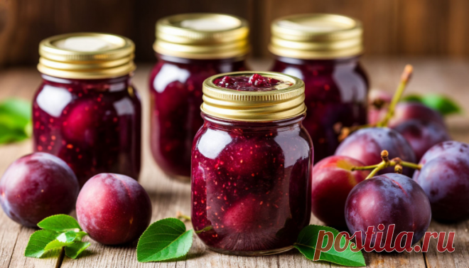 Варенье больше не варю, а жарю на сковороде: Друзья, с кем поделилась рецептом делают так же (сливовое варенье) | Готовим с Калниной Натальей | Дзен