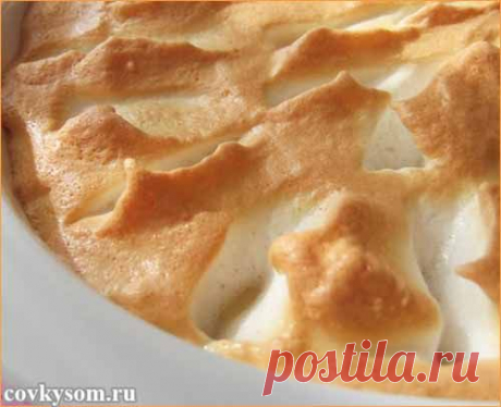 Творожное суфле с яблоками | Домашняя кулинария