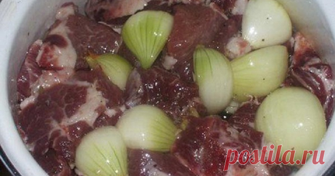 Потрясающий маринад для шашлыка по-армянски. Никакого майонеза, уксуса и вина Этот рецепт маринада не просто хороший, а уникальный.
