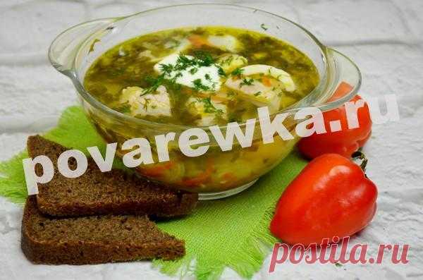 Зелёный борщ с щавелем и яйцом: рецепт с фото пошагово