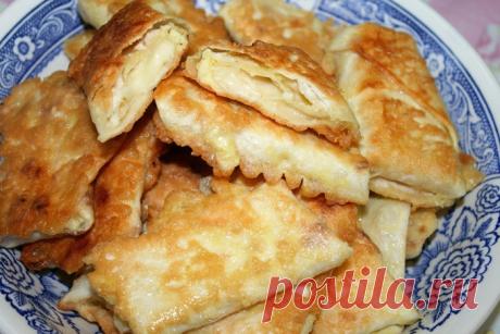 Лаваш, жареный с сыром