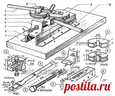 Мир самоделок - Самодельный трубогибочный станок