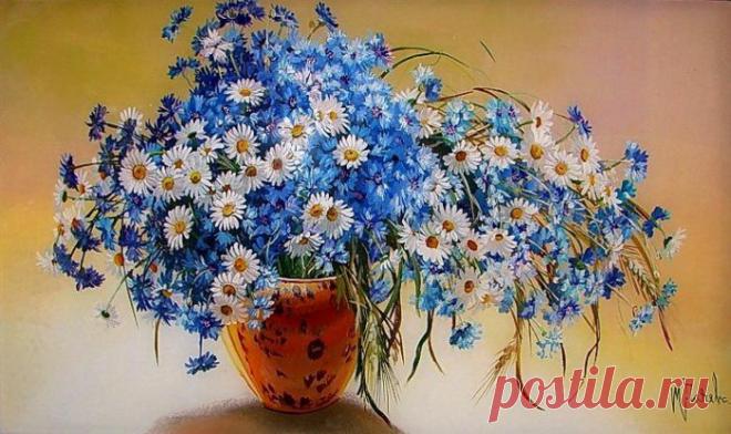 БУКЕТЫ ЦВЕТОВ ТАТЬЯНЫ ЧАЧЕВОЙ 


 
 




 

Эту уникальную, необычную технику живописи - живописи на стекле, художница придумала сама, отточив её до совершенства...Татьяна пишет по стеклу. . Она пишет и натюрморты, и портреты, и п…