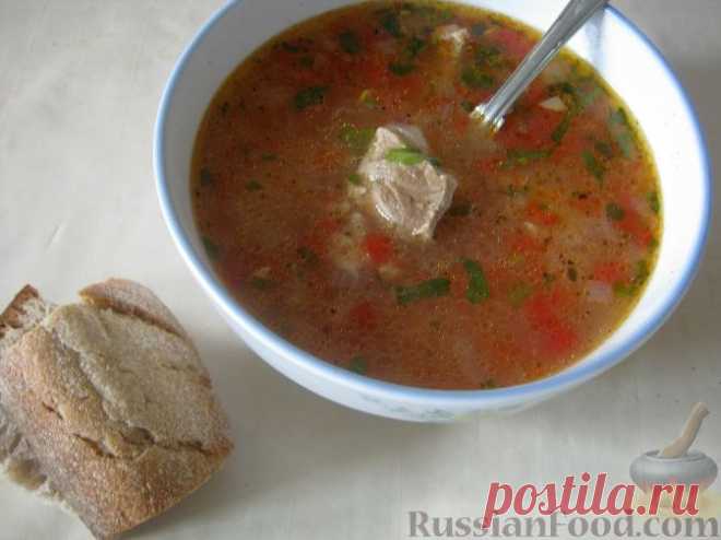 Рецепт: Суп харчо из свинины на RussianFood.com