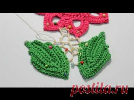 Ирландское кружево мастер класс Нерегулярная сетка irish crochet technique