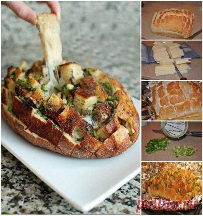 Вкусный хлеб с сыром и зеленью / Рецепты / ВТОРАЯ УЛИЦА