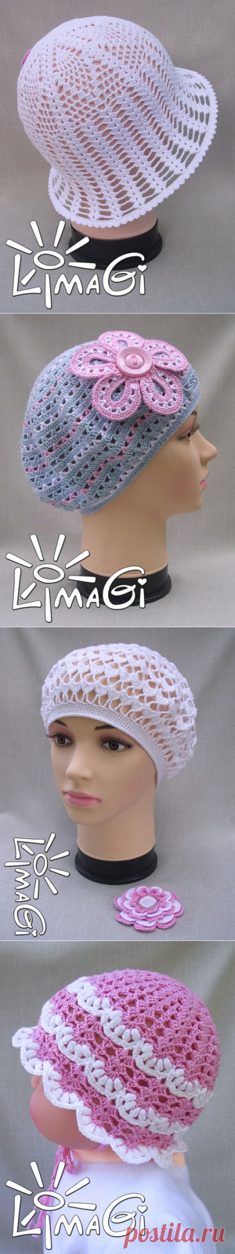 Подборка шапочек крючком от LimaGi